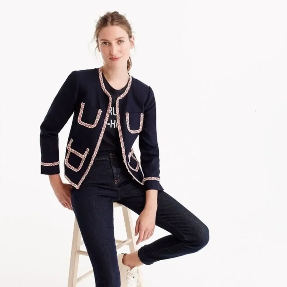 J. Crew wool Lady jacket  Sz 0.